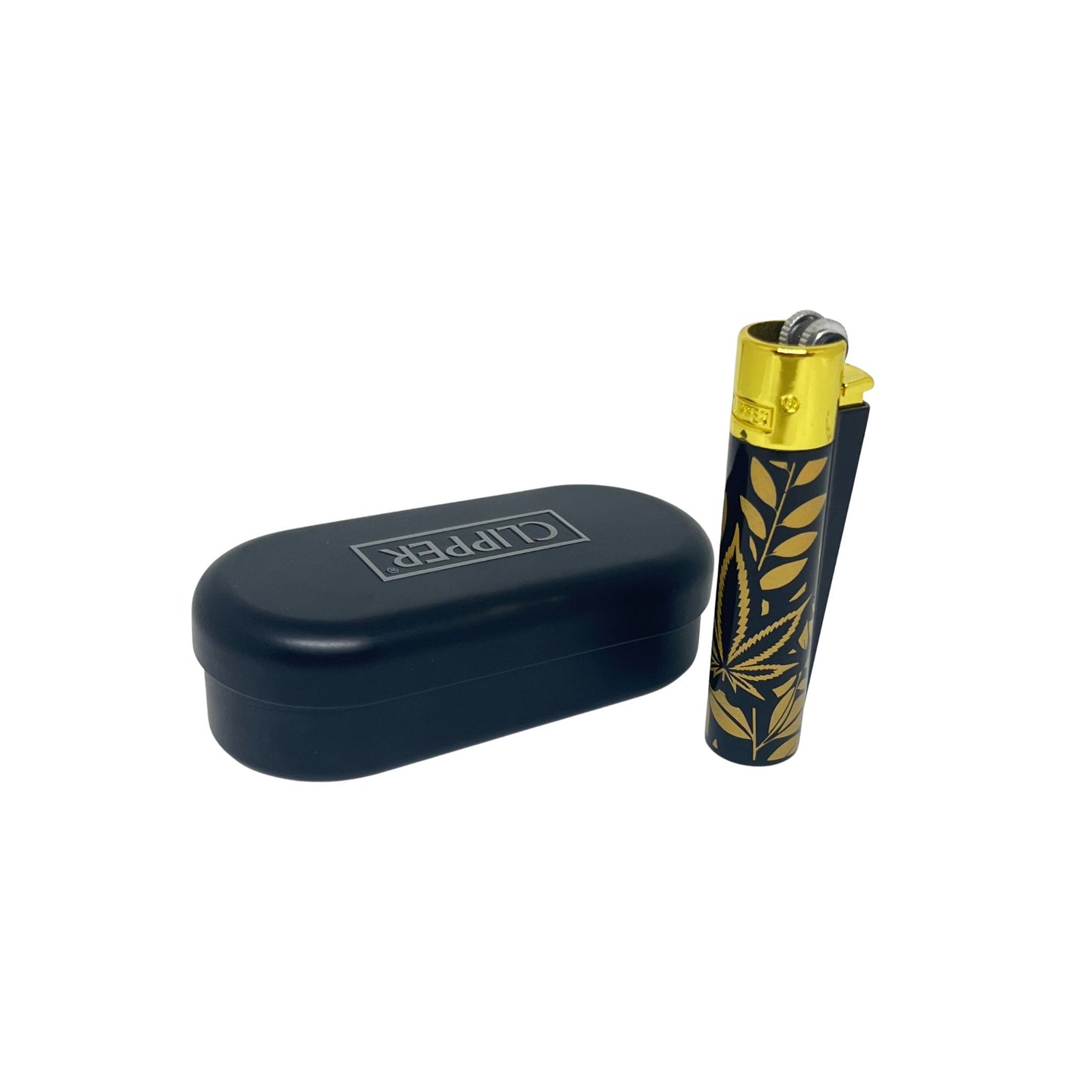 Clipper Metálico Hoja negro