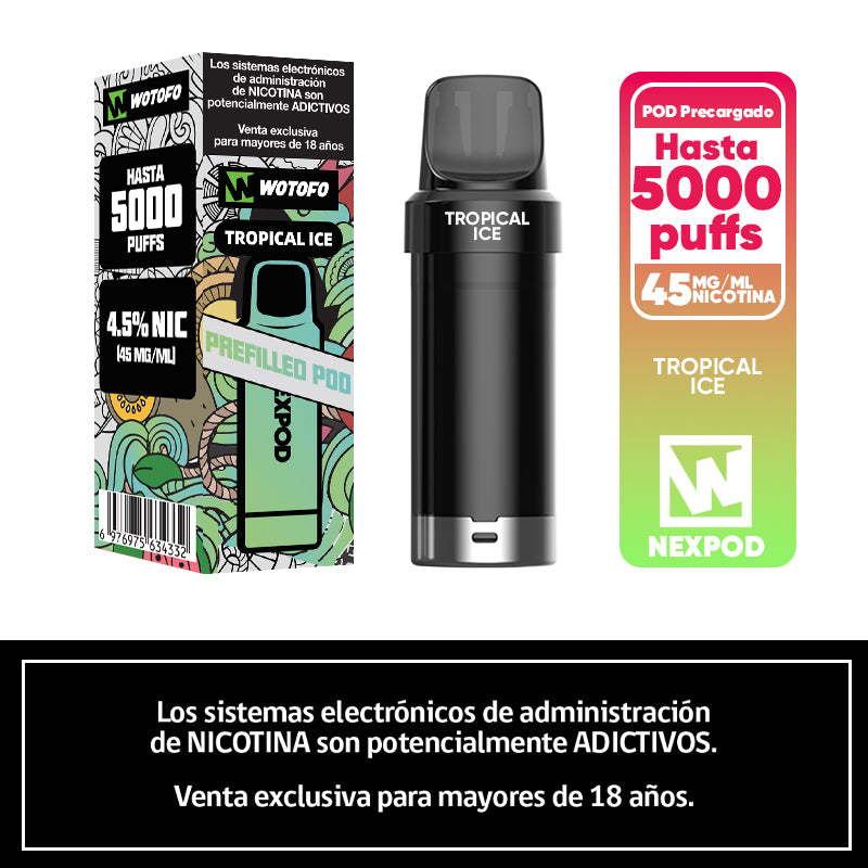 Recarga Nexpod 5k puff Tropical Ice