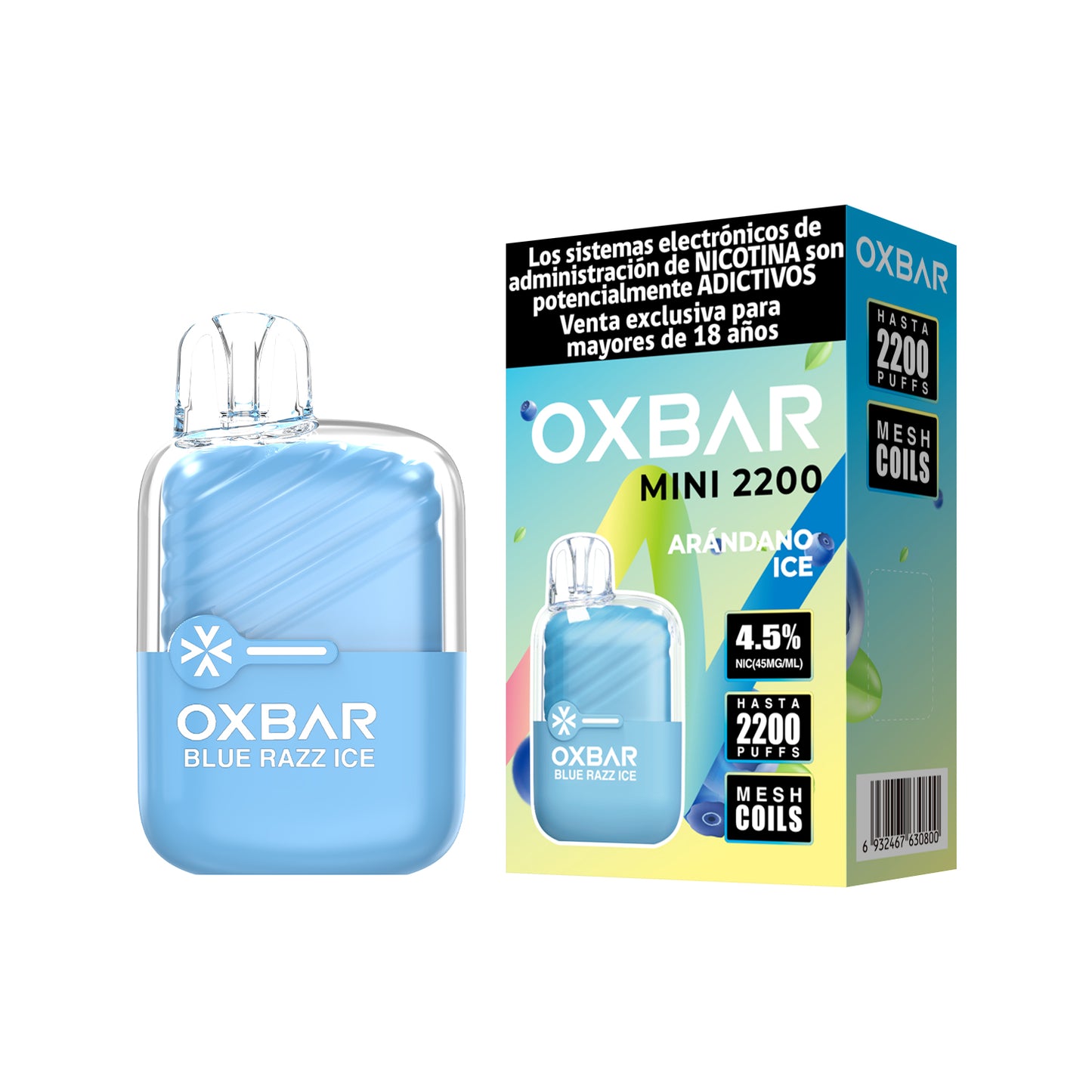 Oxbar Mini 2200 puff Arandano Ice