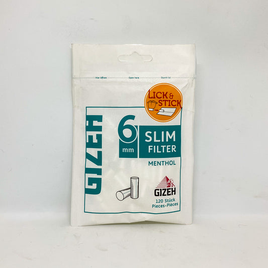 Filtros Gizeh Slim Mentolado