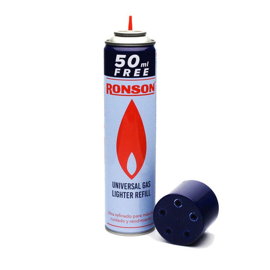 Gas Butano Ronson 300ml + 50ml Gratis