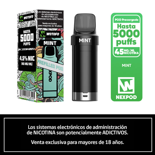 Recarga Nexpod 5k puff Mint