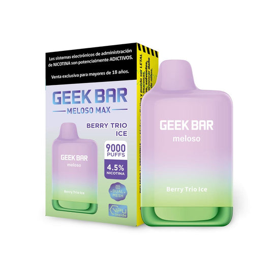 Geek Bar Meloso Berry trio ice 9mil puffs