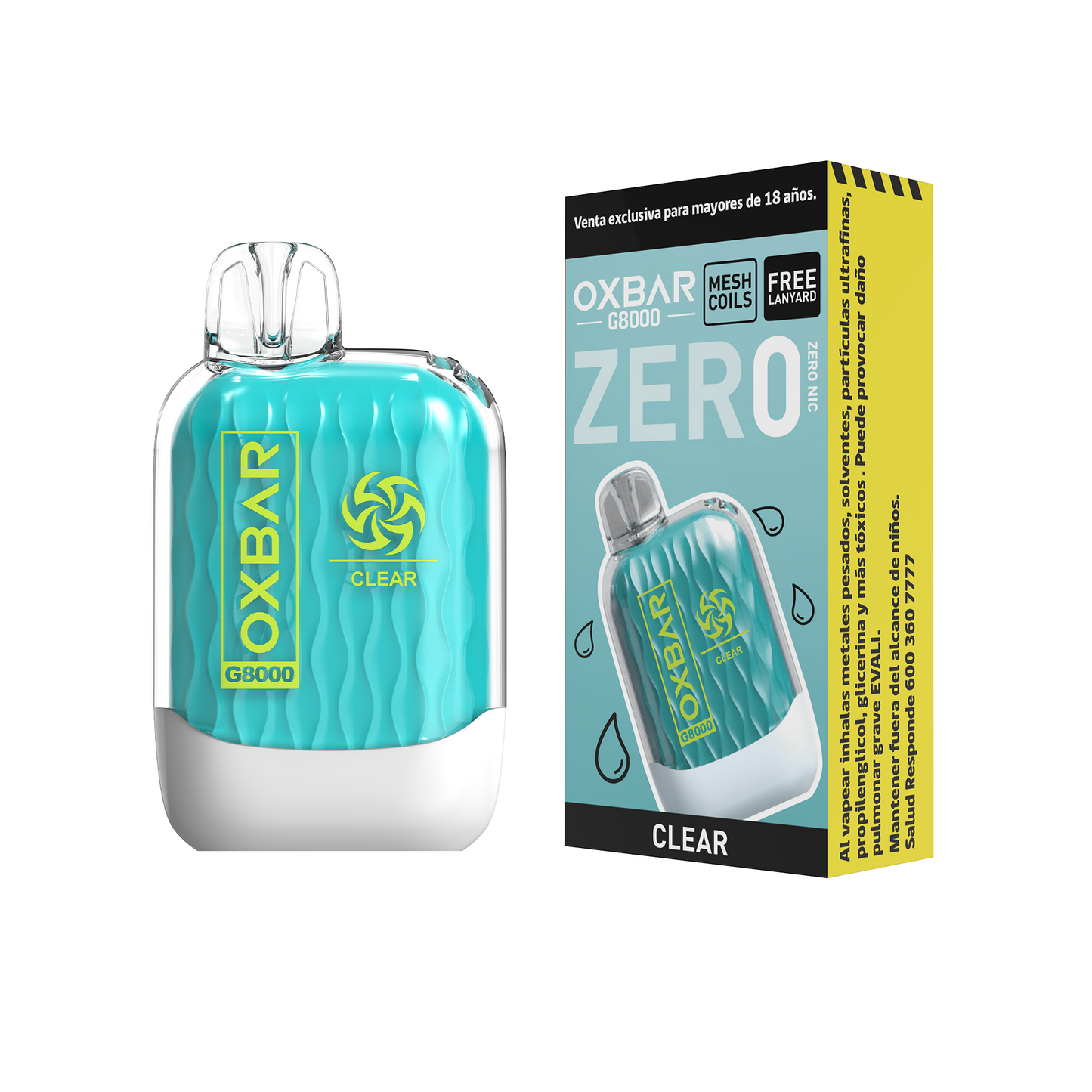 Vaper OXBAR G8000 Zero Clear