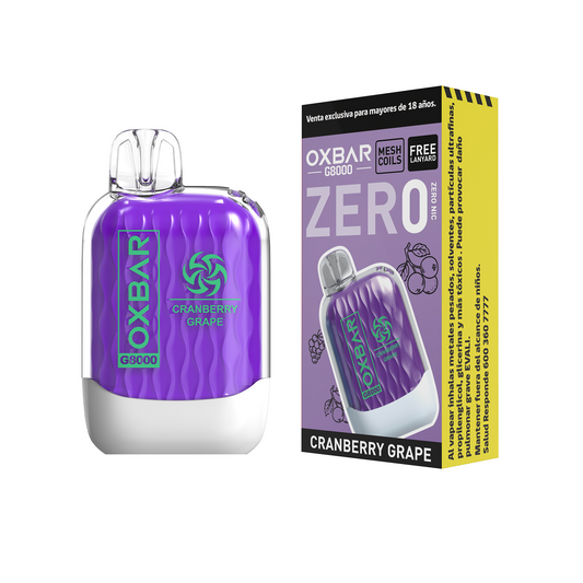 Vaper OXBAR G8000 Zero Cranberry Grape