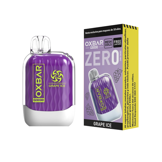 Vaper OXBAR G8000 Zero Grape Ice