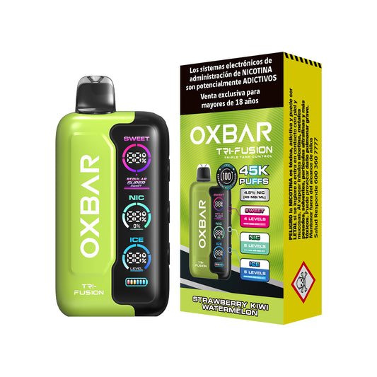 Vaper Oxbar Tri-Fusion 45K Puffs Strawberry Kiwi Watermelon